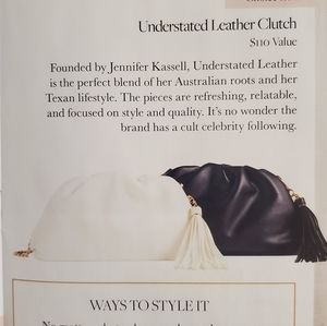 Understated Leather Clutch